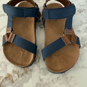 Old Navy Kids Blue and Tan Sandals